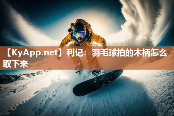 利记：羽毛球拍的木柄怎么取下来